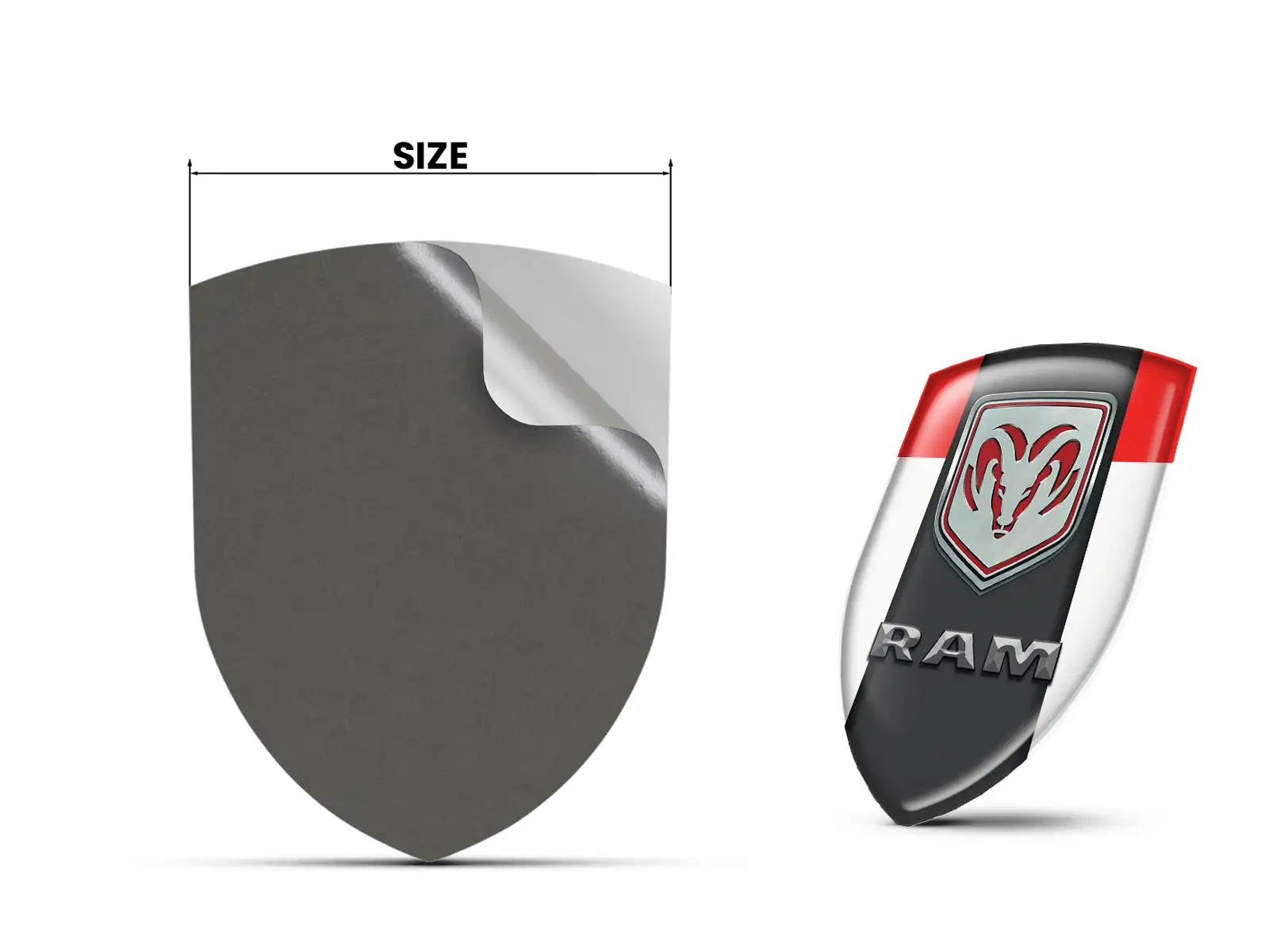 Dodge Window Stickers Custom Max Lasting Modern Pro Style
